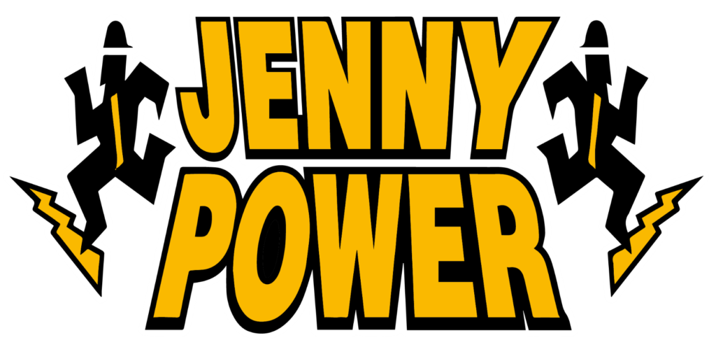 Jenny power contorno blanco pequeño